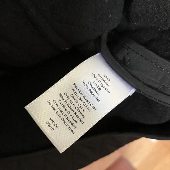 Talbots Black Quilted Old Money Preppy Equestrian Neutral Button Down Vest Large - Picture 3 of 7